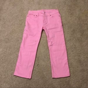 Lilly Pulitzer pink denim pants